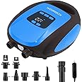 kosmegal Paddle Board Pump Electric Portable, SUP Pump for Paddleboard, 20PSI Air Compressor with Auto-Off, Deflation Function and 12V DC Car Connector for Inflatables, Kayaks and Boats