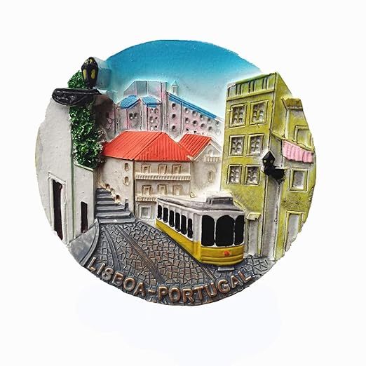 MUYU Magnet Lisboa Portugal Imán de Nevera 3D Colección de Regalos ...