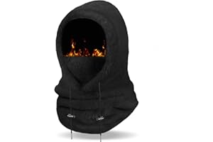 Finvizo Winter Balaclava Ski Mask: Windproof Fleece Warm Face Cover Hood for Men Women Snowboarding Skiing Hiking Cycling