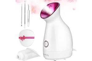 Facial Steamer SPA Sauna Face Humidifier Wolady Home Sauna Steamer Nano Ionic Warm Mist Humidifier Steamer with Stainless Ste