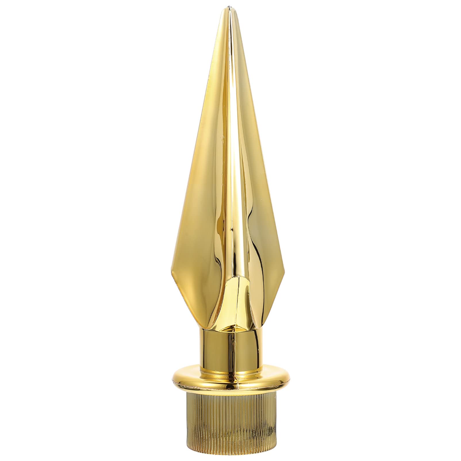 YARNOW Flag Pole Decorative Flag Head Replacement Topper for Office Conference and Holiday Celebration Elegant Flagpole Finial for Indoor and Outdoor Use 8.27 X 2.17 X 2.17 Inches