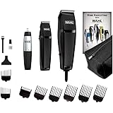 Kit Wahl Total Black Máquina de Cortar Cabelo, Trimmer Acabamento e Aparador de Pelos + Necessaire