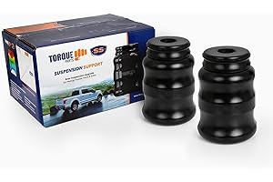 TORQUE Rear Suspension System Upgrade, Bump Stop Replacement for 2011-2025 Chevrolet Chevy Silverado 2500 3500 HD and GMC Sierra 2500 3500 HD 2500HD 3500HD (Replaces Timbren GMRCK25D) (TR3015)