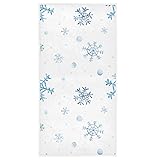 Pfrewn Winter Christmas Hand Towels for Bathroom