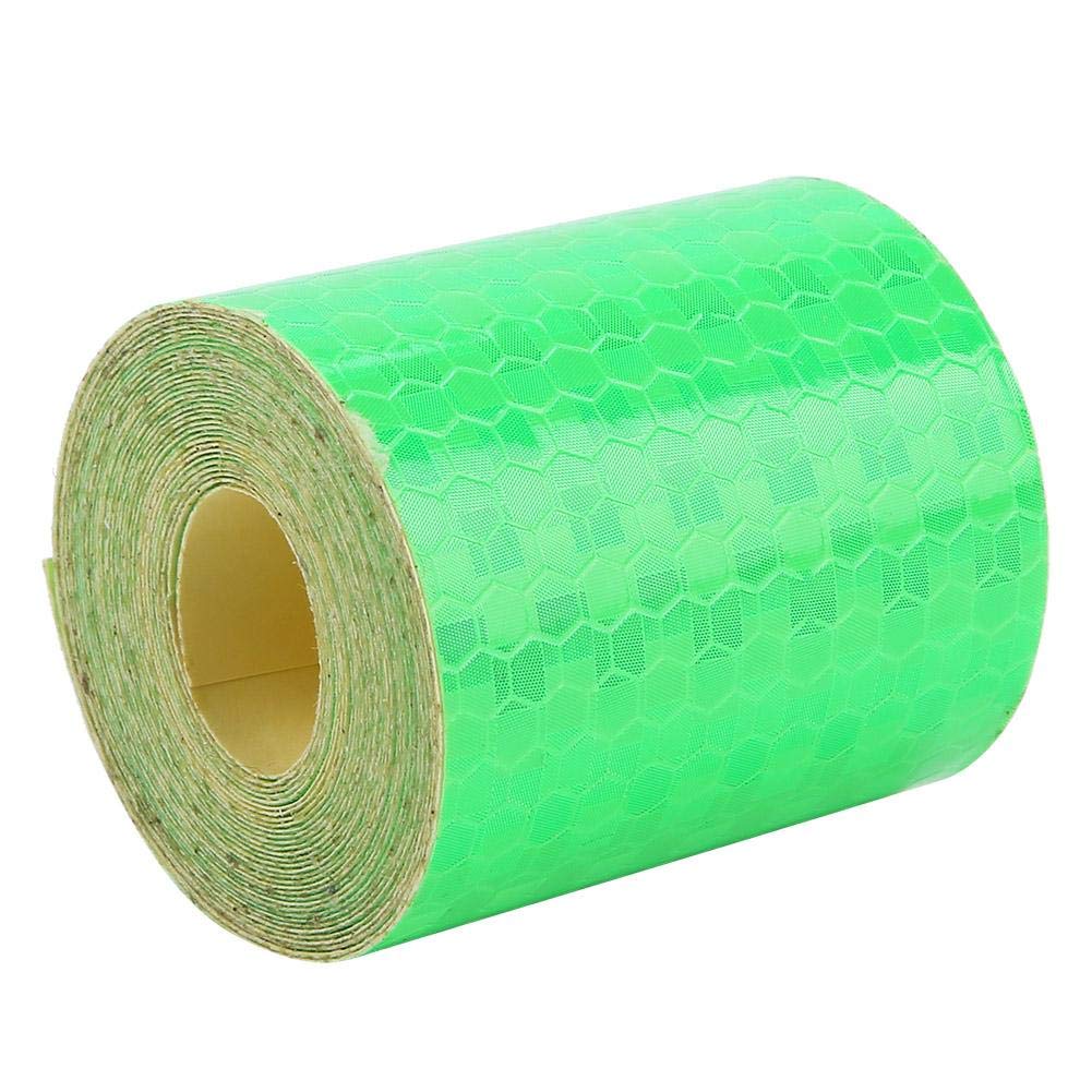 VGEBY1 Reflective Tape, 3M Reflector Safety Strip Warning Sticker High-adhesive Bright Color Safety Reminder Tool For Trailers Cars Bikes (Green)