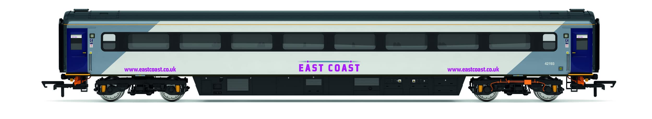 Hornby East Coast, Mk3 Trailer Standard, 42193 - Era 10. Coaches & Coach Packs.