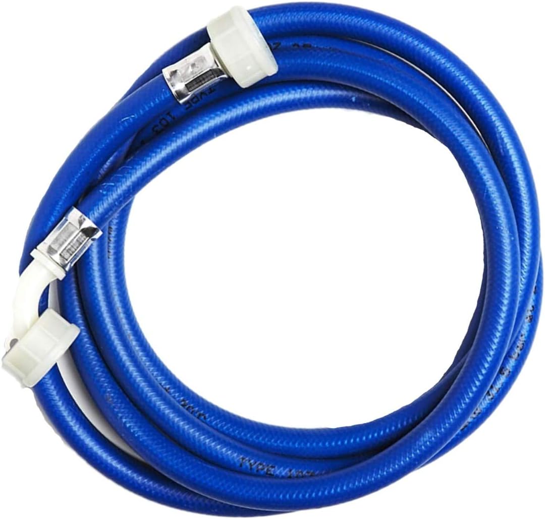 UTIZ Universal Cold Water Fill Long 2.5m Inlet Pipe + 2.5m Drain Hose Extension Kit, Blue, 2.5 meters - Image 5