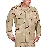 Propper Men's Uniform Ripstop BDU Coat, Three Color Desert Camo