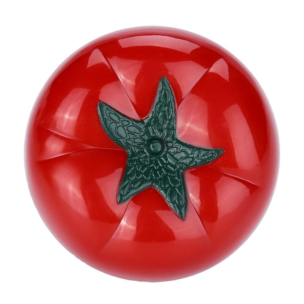 Kitchen Timer, 60 Minutes Countdown Tomato Shaped Mechanical Cooking & Baking Helper with Loud Alarm Home Decor (Large:7.2 * 5.5cm)