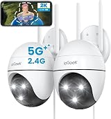 ieGeek 2.4G/5GHz PTZ Security Camera Outdoor 2K Dual-Band WiFi CCTV