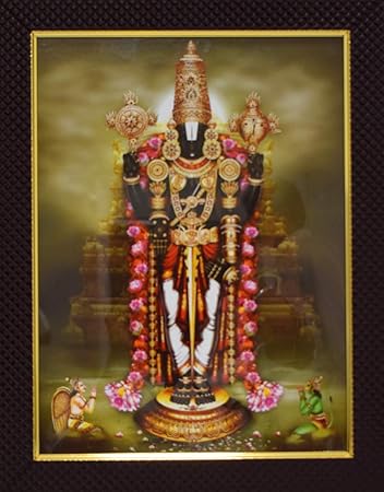 Buy Puja N Pujari God Tirupati Balaji Wall Hanging Photo Frame