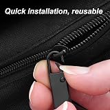 Lmyzcbzl 12 Metal Zipper Pull Tabs, Removable for Clothes, Luggage view 4