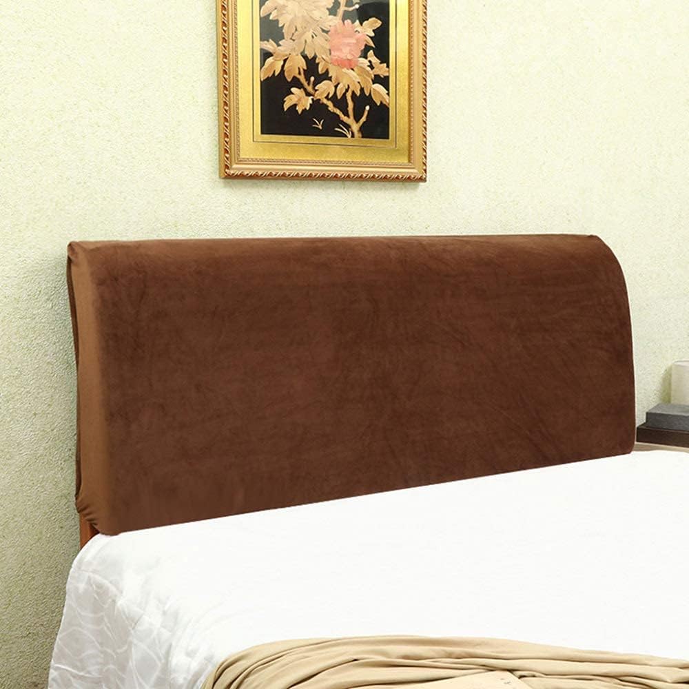Flannel Bed Headboard Cover Elastic 360° Allinclusive Bed Head Back