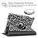 Fintie Case for iPad Air 2-360 Degree Rotating Stand Smart Protective Case Cover with Auto Sleep/Wake Feature for iPad Air 2, Composition Book Black