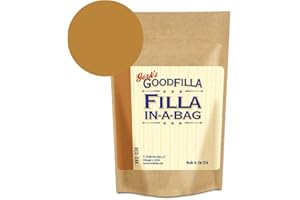 Wood Grain Filler & Putty Powder - Innovative Formula - Filla-in-A-Bag - Red Oak - 4 oz by Goodfilla | Repairs, Finishes & Patches | Paintable, Stainable, Sandable & Quick Drying | Zero Waste