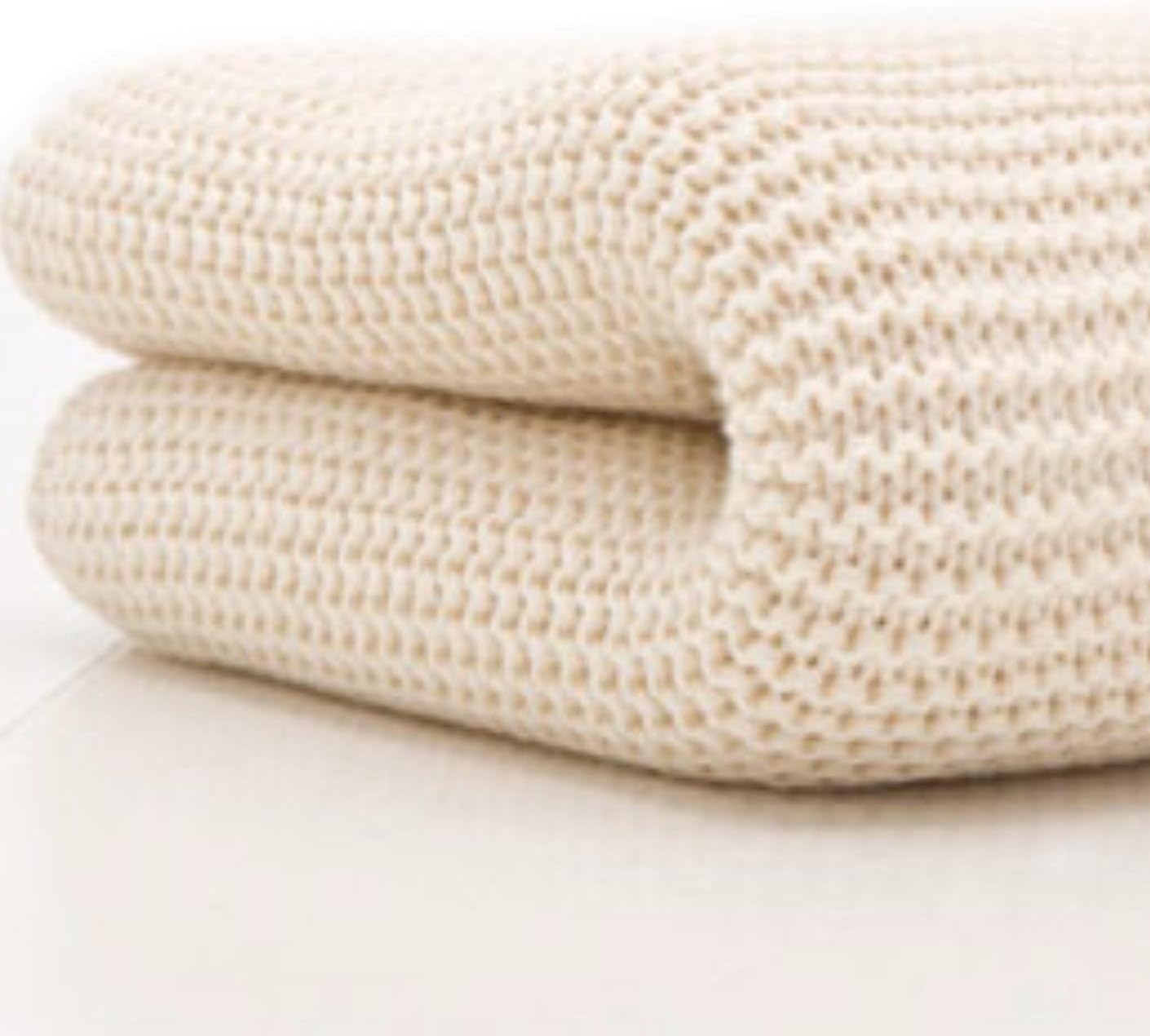 Belledorm 100 Cotton Cellular Blanket Single Cream Amazon.co.uk