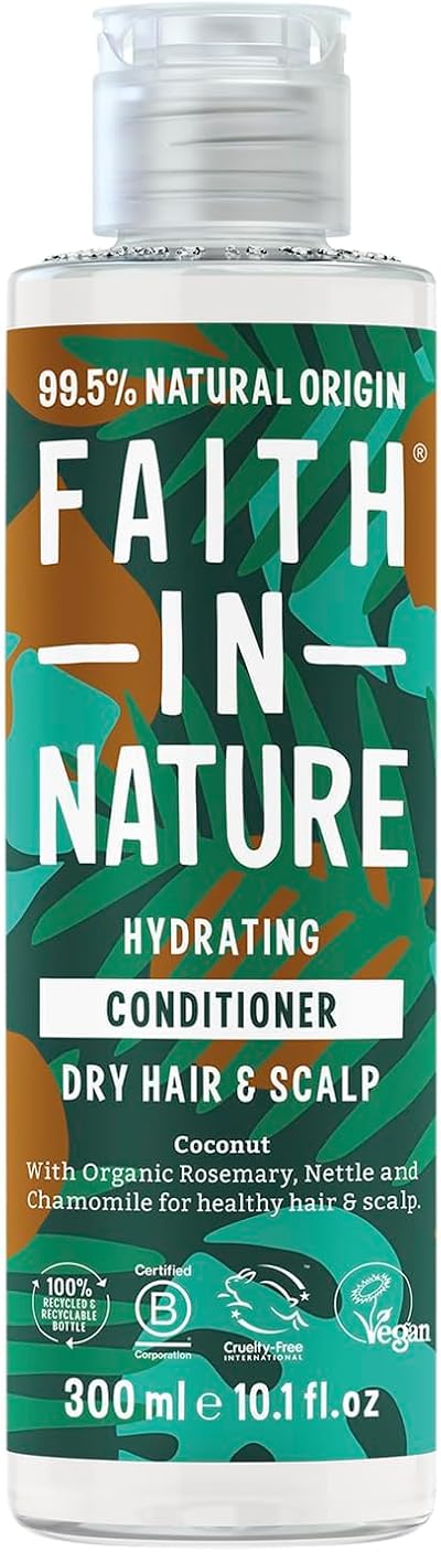 Faith In Nature Coconut Conditioner 300ml Hydrating Normal to Dry Hair