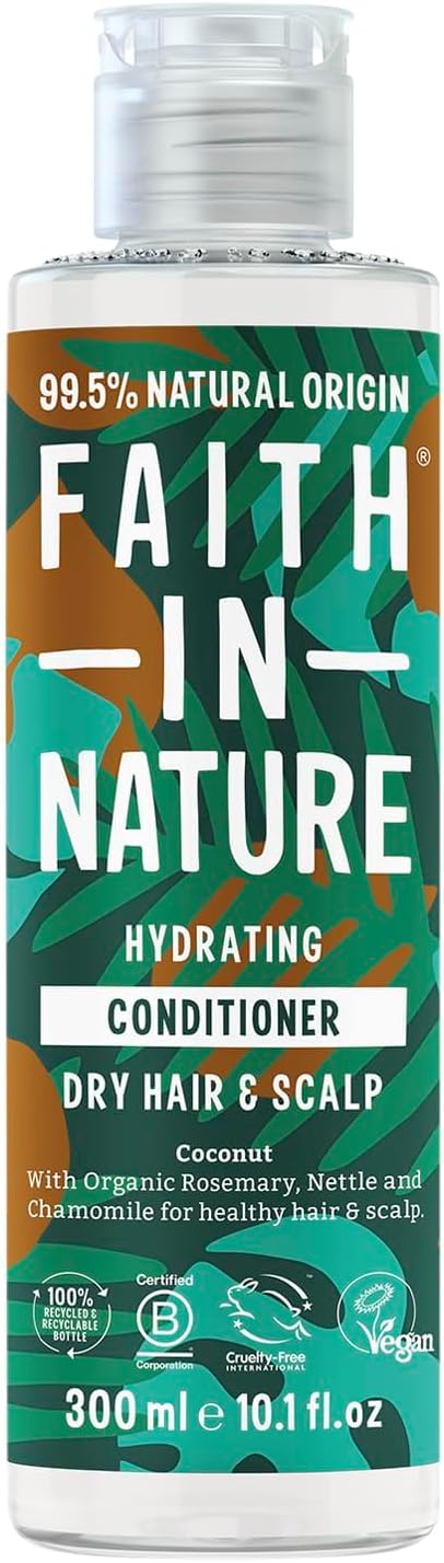 Faith In Nature Coconut Conditioner 300ml Hydrating Normal to Dry Hair