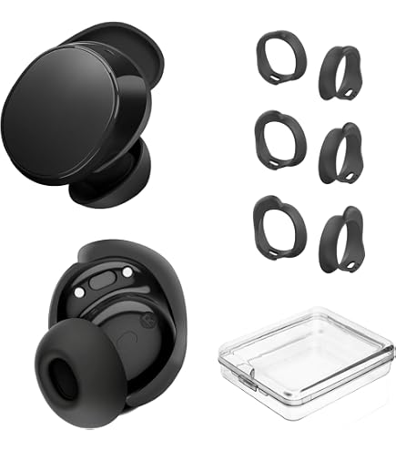 3 Pairs Ear Tips Covers for Bose New QuietComfort Earbuds (2024
