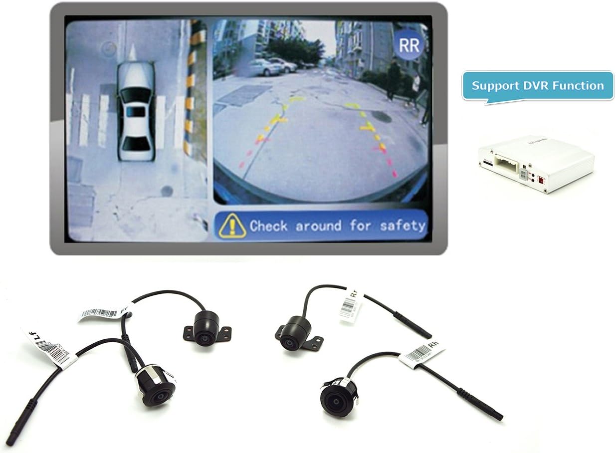 iParaAiluRy 360 Around View Parking Assist Universal for All Cars Bird's-Eye View Parking Aid - VE-GN204