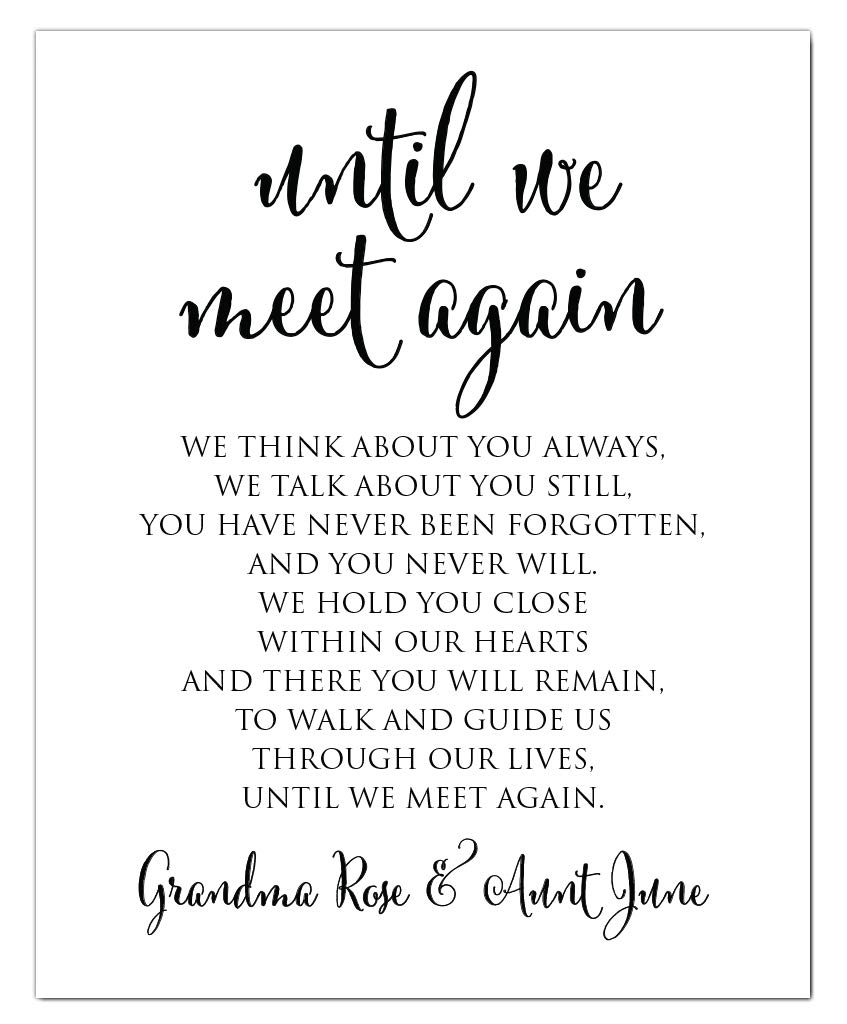 Amazoncom In Memory Of Wedding Paper Art Print Wedding - 