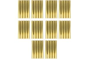Barn Ridge Woodcraft 7mm Brass Tube Replacement | Fits most 7mm slimline pen turning kits | 2-1/32" long 50-pack