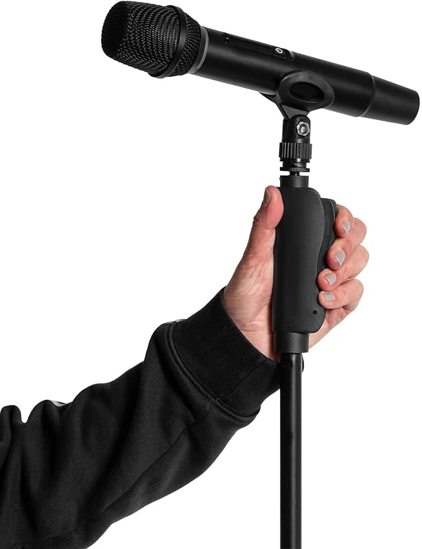 MCA23-BK Soporte de Micrófono Profesional con Base de Trípode - Negro
