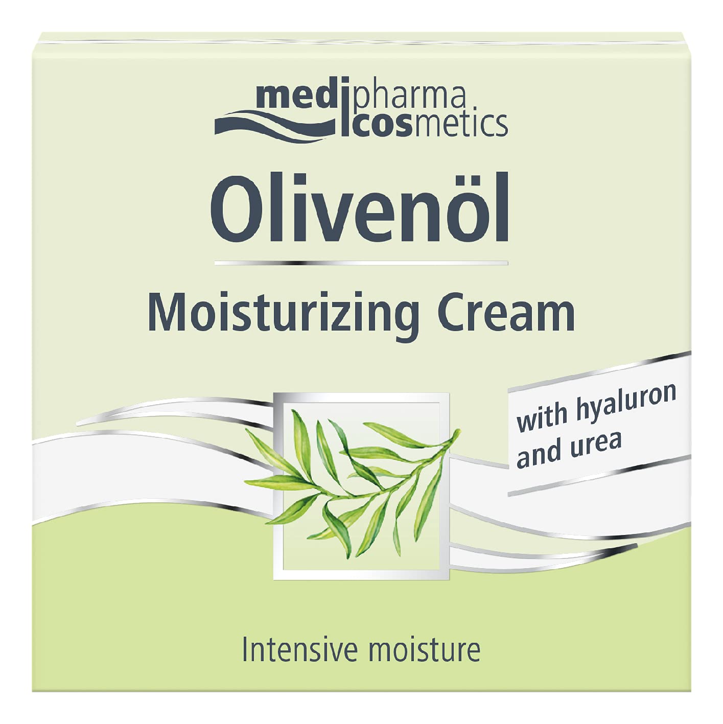 Medipharma Cosmetics Olivenol Moisturising Cream - Face Cream Hyaluronic Acid Anti-Wrinkle 50 ml - Moisturising and Anti-Ageing Treatment with Olive Oil, Shea Butter and Urea
