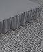 Utopia Bedding Microfiber Bed Ruffle (Queen, Grey)