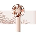 JISULIFE Handheld Mini Fan, Portable and Small with 3 Speeds, USB Rechargeable Battery Operate for Outdoor, Indoor, Makeup, Commute, Office, Travel, Concerts, Gifts for Women Men- Pink