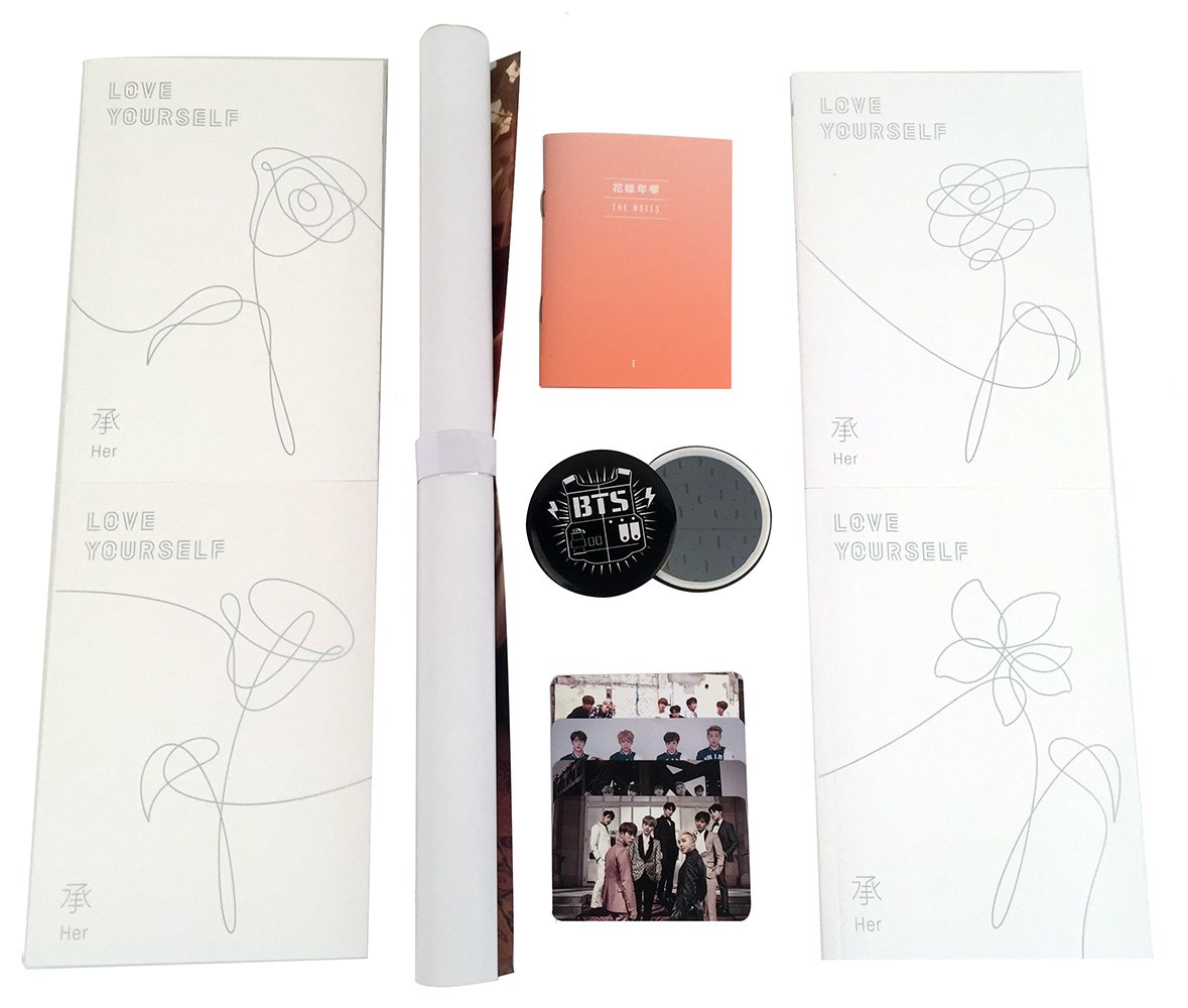 [ 4 ROLLED Posters ] BTS 5th Mini Album [ Love Yourself