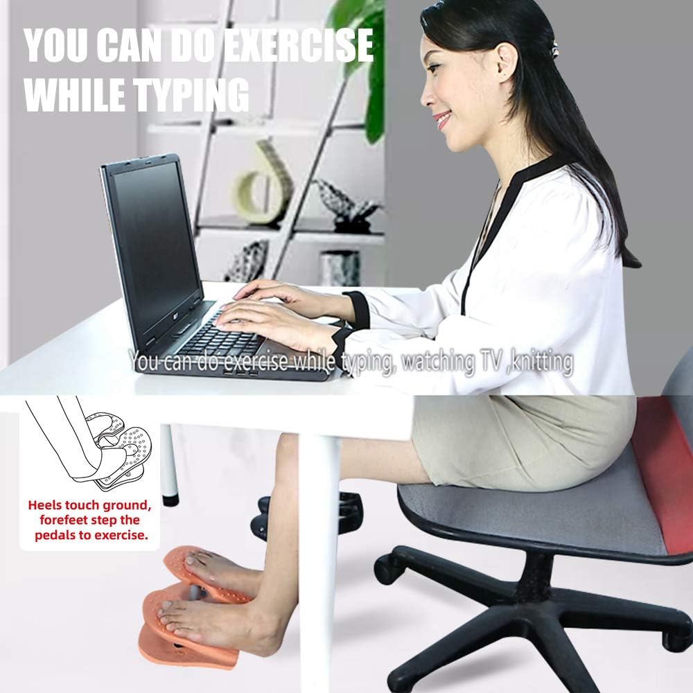 MBB Mini Stepper,Under Desk Pedal Exerciser,Folding Colorful Foot Peddle,Physical Therapy Leg Exercisers Peddle,Relieves Varicose Veins Green Color: Health & Personal Care