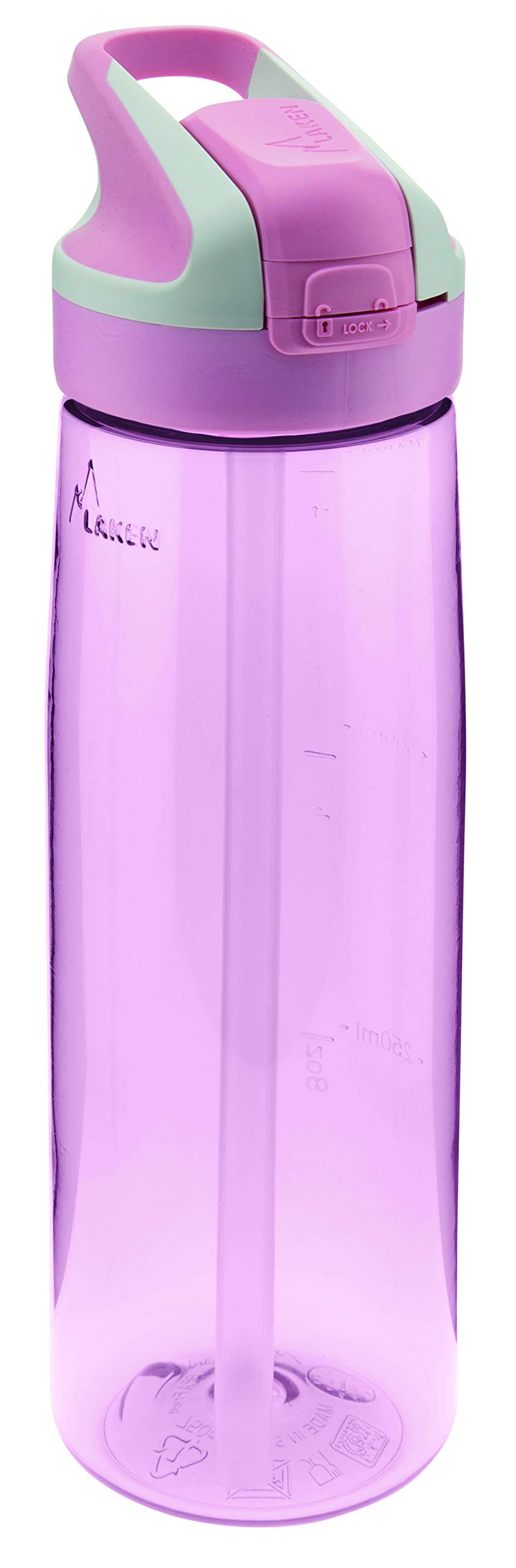 Laken Unisex - Adult Tritan with Summit Cap 0.75 Litre Tritan Bottle, TNS2P, pink, 0.75