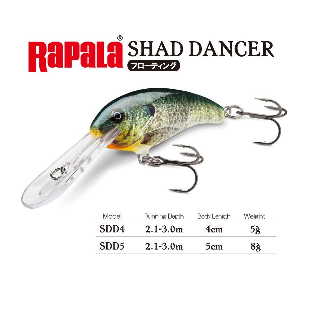 Mua Rapala Shad Dancer Sdd4 4cm 5g Tren Amazon Nhật Chinh Hang 21 Fado