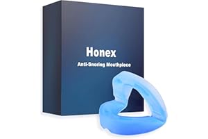 Honex Anti Snore Mouthpiece - Universal Fit for Men & Women, Aids Snoring Reduction for Quiet Nights, Comfortable Easy-to-Use