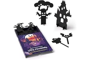 PAPATON Shadow Theater - Little Monsters Shadow Puppets for Kids - Storytelling Kits for Shadow Puppet Show, Family Games for Kids - Papaton Shadow Theater Creative Game + Downloadable App, 3-6 Years
