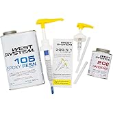 West System 105A Resin &amp; 206A Slow Hardener Bundle w/Pumps | Repair Kit | Tackle boat repair and coating jobs with confidence using this slow-cure resin, hardener, and pump bundle.