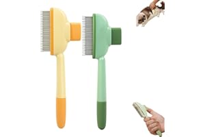 Nuvopet Brosse Fureverbond Cat Brush, Pet Grooming Comb for Cats and Dogs, Gentle Deshedding Tool with Dual-Length Teeth, Eas