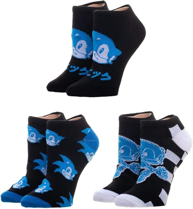 Bioworld Sonic the Hedgehog Socks Sonic Accessories Sonic Apparel Sonic the Hedgehog Apparel