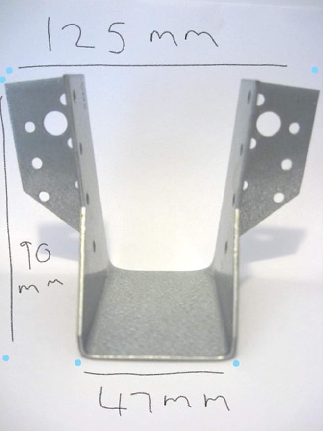 20 x Multi Purpose Heavy Duty Joist Hangers 125mm x 47mm Amazon.co.uk