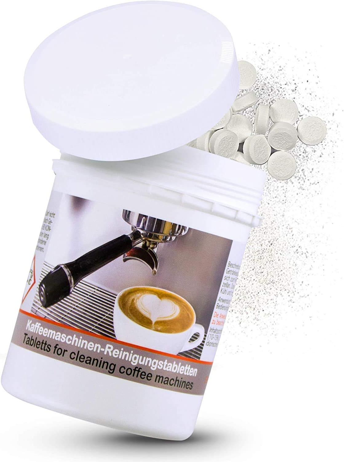 Pack of 45 Cleaning Tablets for Fully Automatic Coffee Machines, Coffee Machines, Made in Germany Compatible with Melitta, Jura, Krups, DeLonghi, Saeco & Co.