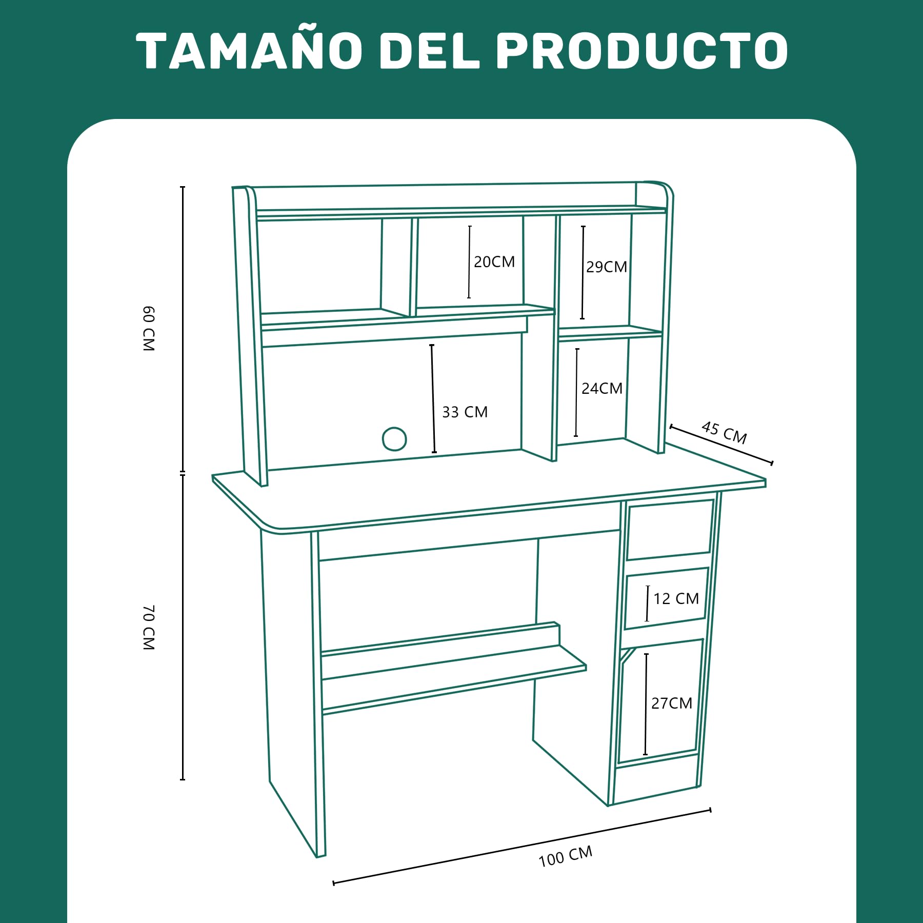LAZYDOT desk in use with a chair and laptop