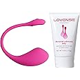 LOVENSE Lush 2 G-spot Bullet Vibrator for Women + LOVENSE Personal Lubricant Privacy Water-Based lube Non-Sticky Lubrication for Men, Women and Couples