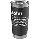 John Definition Personalized Name John Stainless Steel Insulated Tumbler