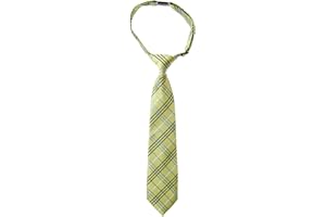 Retreez Tartan Plaid Styles Woven Microfiber Pre-tied Boy's Tie