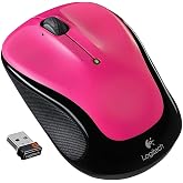 Logitech M325 Wireless Mouse for Web Scrolling - Brilliant Rose