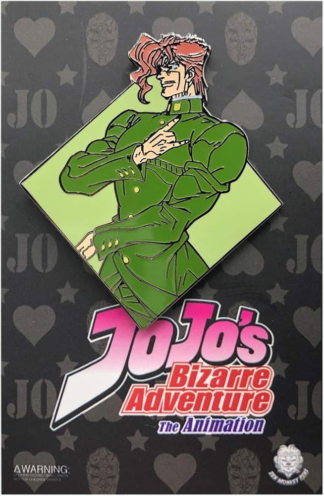 Noriaki Kakyoin Pin Collectible Adventure Bizarre Jojos Buttons Pins High Quality Merchandise And Convenient Honest Service Www Klevering Com