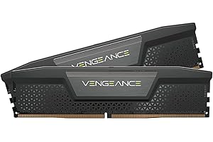 CORSAIR Vengeance DDR5 RAM 16GB (2x8GB) 5200MHz CL40 Intel XMP iCUE Compatible Computer Memory - Black (CMK16GX5M2B5200C40)