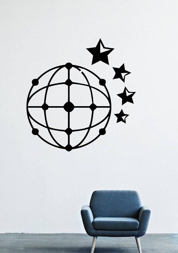 Space Wall Decals Decor Vinyl Stickers LM3057 Home & Kitchen