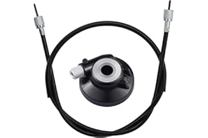 Amavoler Gy6 Tao Tao Moped Speedometer Drive Gear 12mm with 99cm Cable Aftermarket Replacement Parts Fit for GY6 50cc 150cc Scooter.